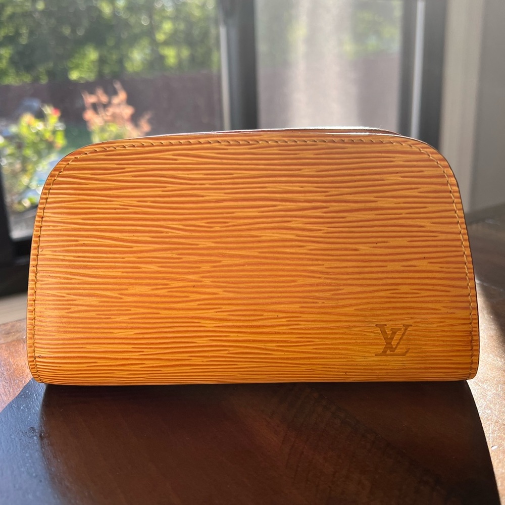 Louis Vuitton Daupine Epi Makeup Case